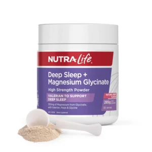 (PRE ORDER) Nutra-Life Deep Sleep + Magnesium Glycinate Powder 285g shelf life 2yrs